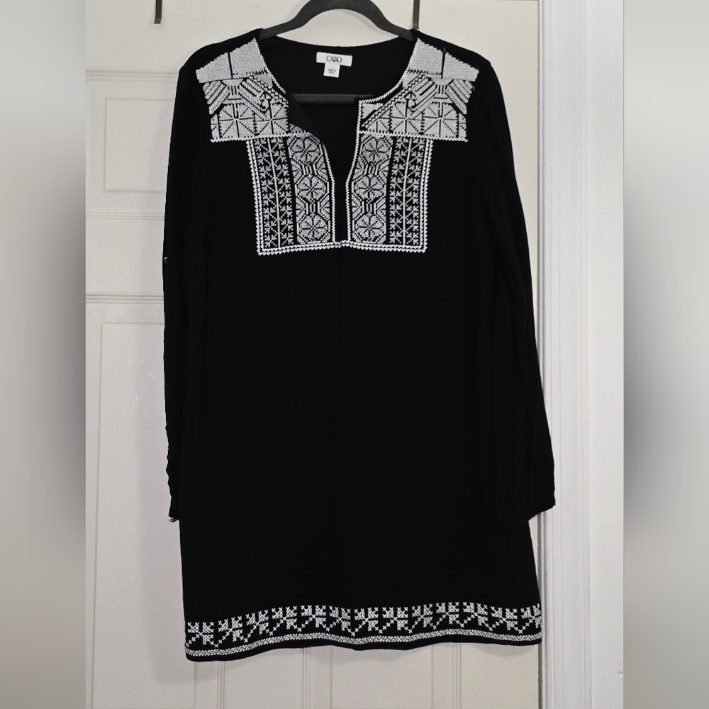 Black and white dress from. Cato